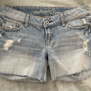 American Eagle Outfitters Women's Distressed Denim Shorts